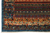 9x12 Blue and Multicolor Traditional Rug