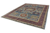 9x12 Blue and Multicolor Anatolian Traditional Rug