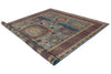 9x12 Blue and Multicolor Anatolian Traditional Rug