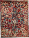 9x12 Red and Multicolor Anatolian Traditional Rug