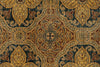8x10 Navy and Beige Persian Rug