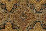8x10 Navy and Beige Persian Rug