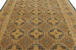 8x10 Navy and Beige Persian Rug
