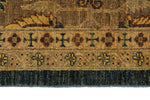 8x10 Navy and Beige Persian Rug