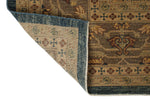 8x10 Navy and Beige Persian Rug