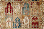 3x4 Multicolor Turkish Silk Rug