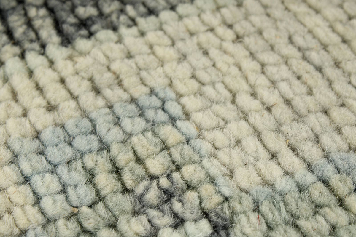 3x17 Gray and Beige Turkish Oushak Runner