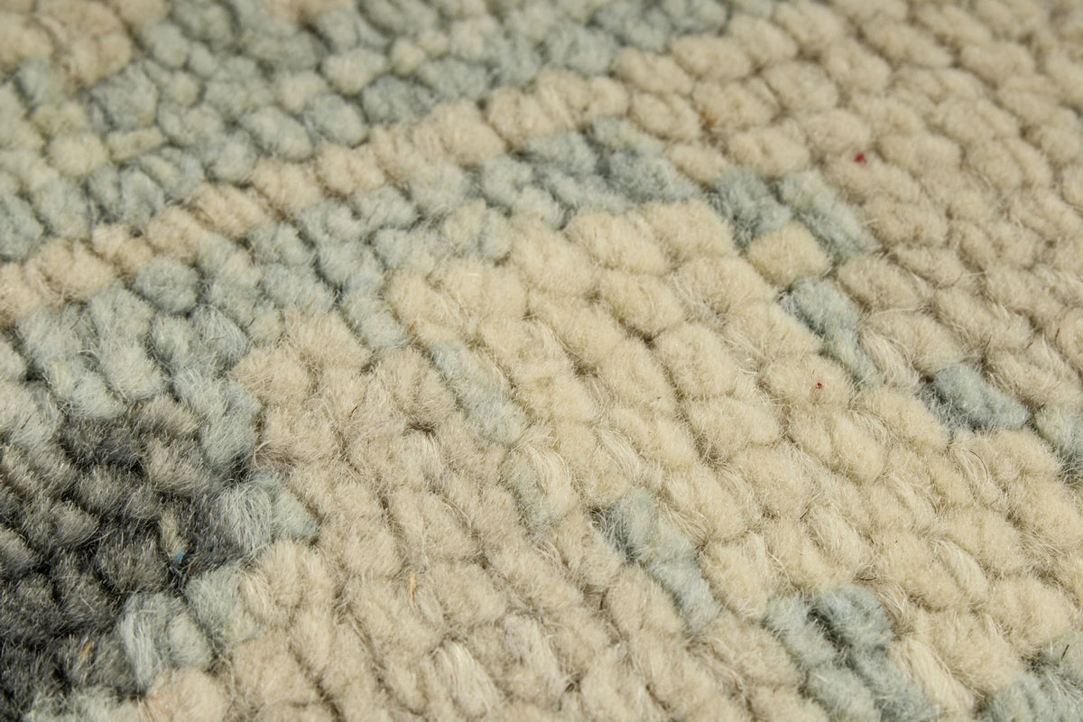 3x14 Gray and Ivory Turkish Oushak Runner