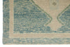 3x17 Blue and Beige Turkish Oushak Runner