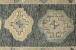 3x15 Gray and Beige Turkish Oushak Runner