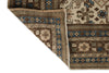 6x9 Ivory and Brown Persian Rug