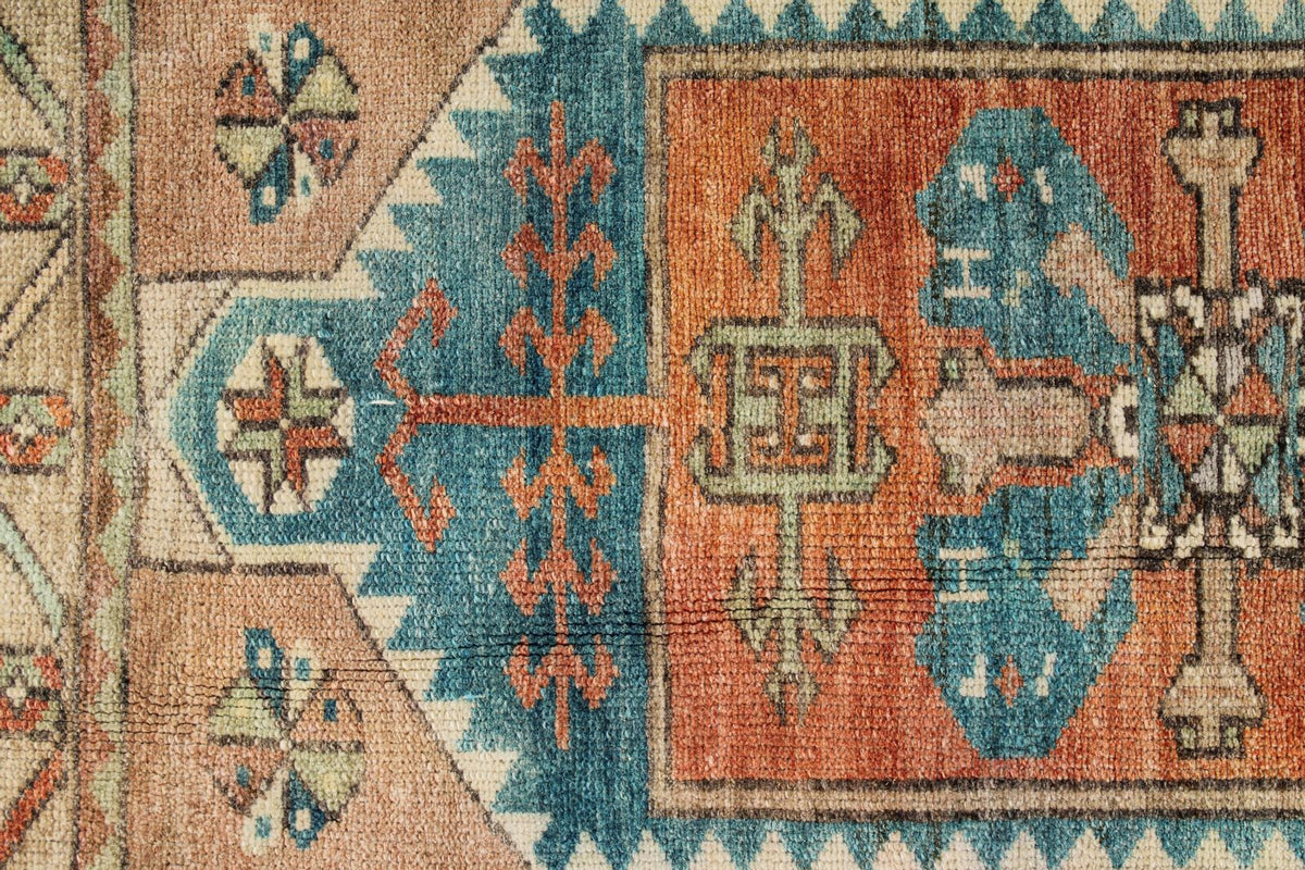 2x3 Multicolor Turkish Tribal Rug