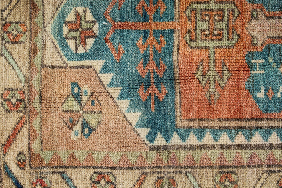 2x3 Multicolor Turkish Tribal Rug