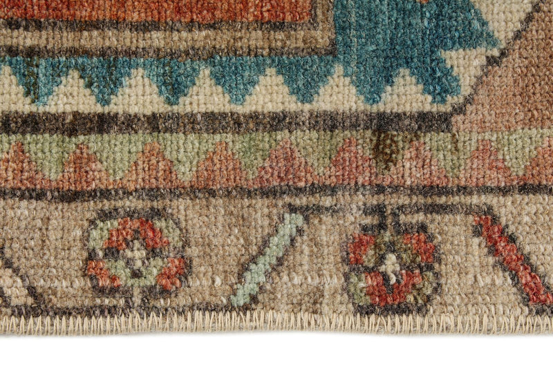 2x3 Multicolor Turkish Tribal Rug