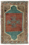 2x2 Multicolor Turkish Tribal Rug