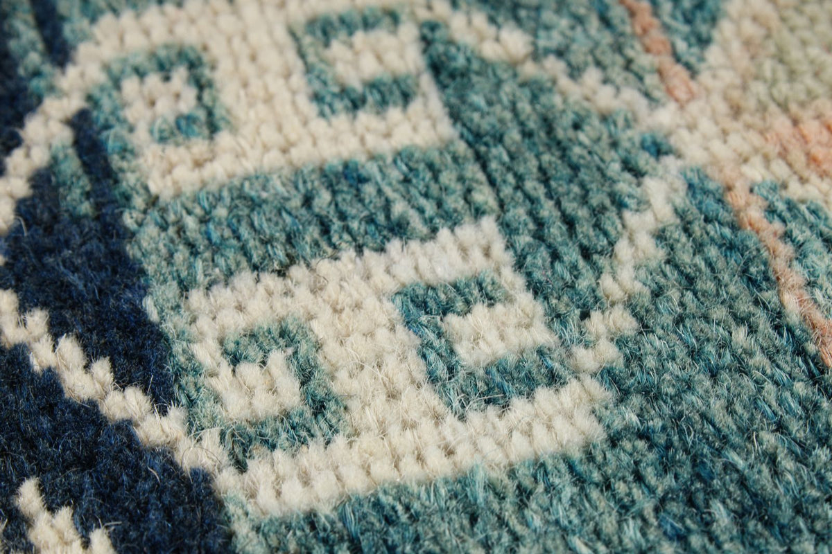 2x3 Pink and Multicolor Turkish Tribal Rug