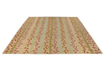 11x12 Camel and Multicolor Modern Contemporary Rug