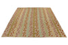 11x12 Camel and Multicolor Modern Contemporary Rug