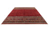 9x13 Red and Multicolor Tribal Rug