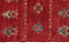 9x13 Red and Multicolor Tribal Rug