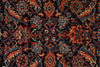 7x13 Navy and Rust Persian Rug