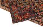 6x11 Navy and Rust Persian Rug
