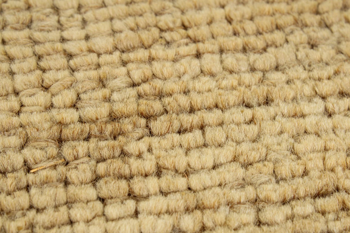 8x13 Ivory and Brown Turkish Tribal Rug