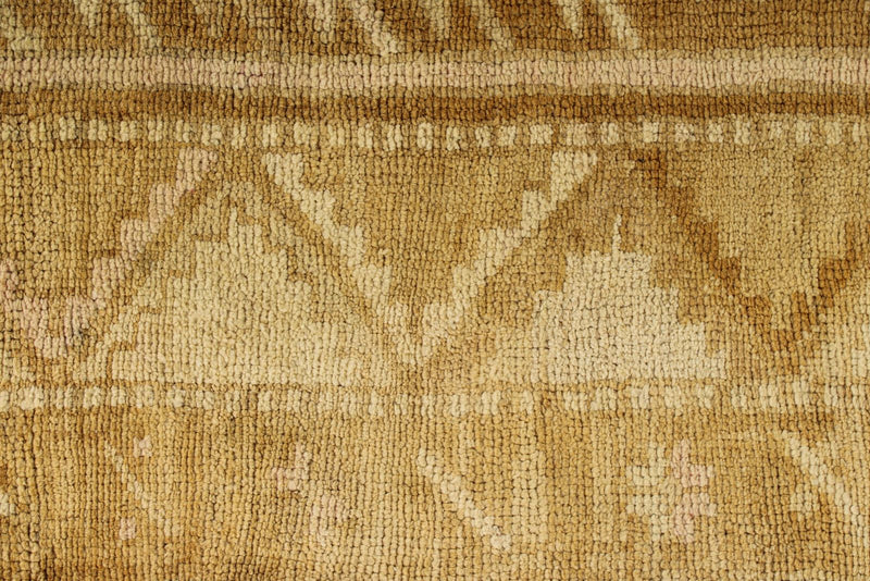 5x11 Ivory and Brown Turkish Tribal Runner