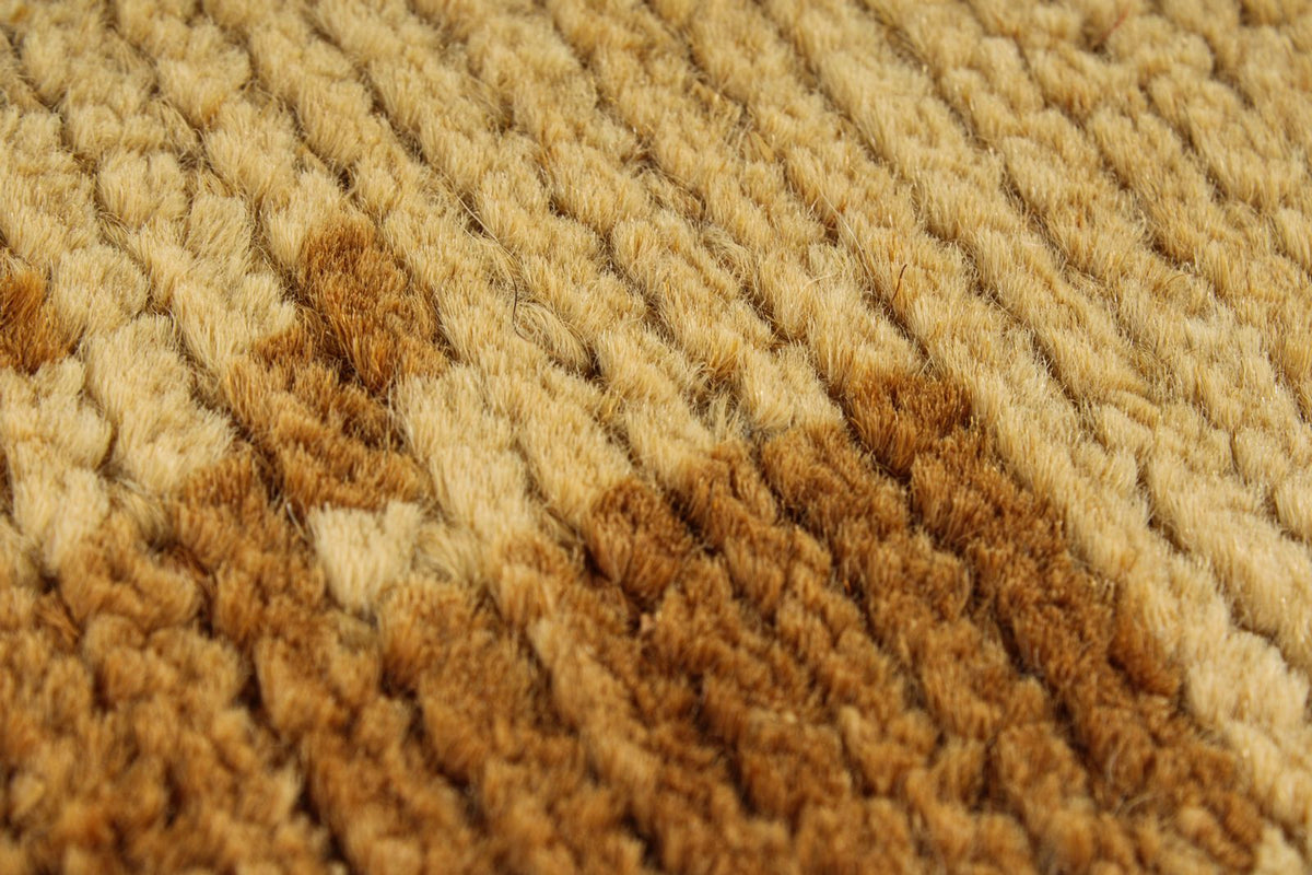 6x15 Ivory and Brown Turkish Tribal Runner