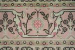 9x12 Ivory and Pink Turkish Milas Rug