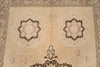 7x10 Red and Ivory Persian Traditional Rug