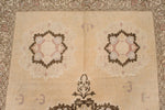 7x10 Red and Ivory Persian Traditional Rug