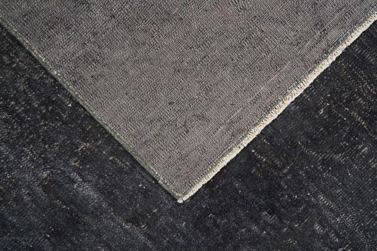 7x11 Black and Gray Modern Contemporary Rug
