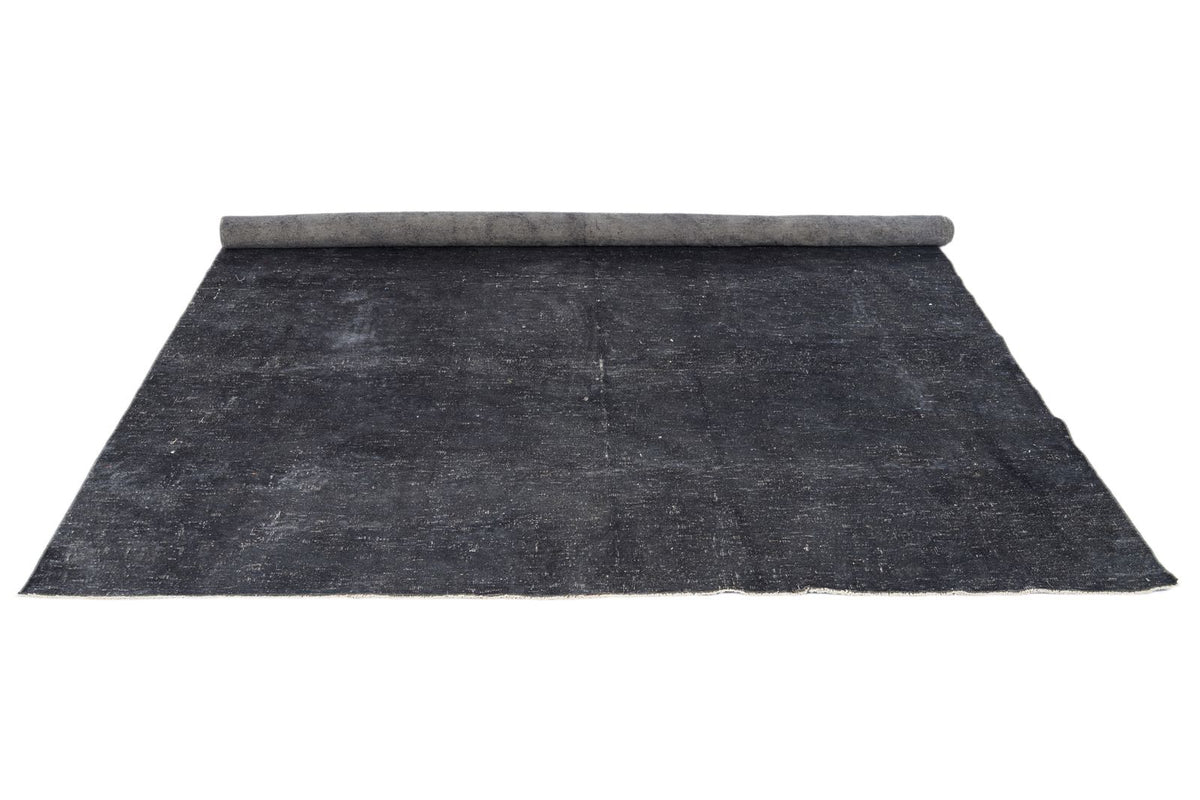 7x11 Black and Gray Modern Contemporary Rug
