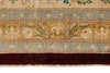 7x10 Ivory and Red Turkish Anatolian Rug