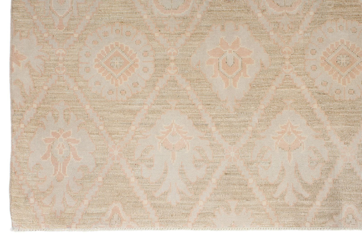 9x12 Green and Ivory Persian Rug