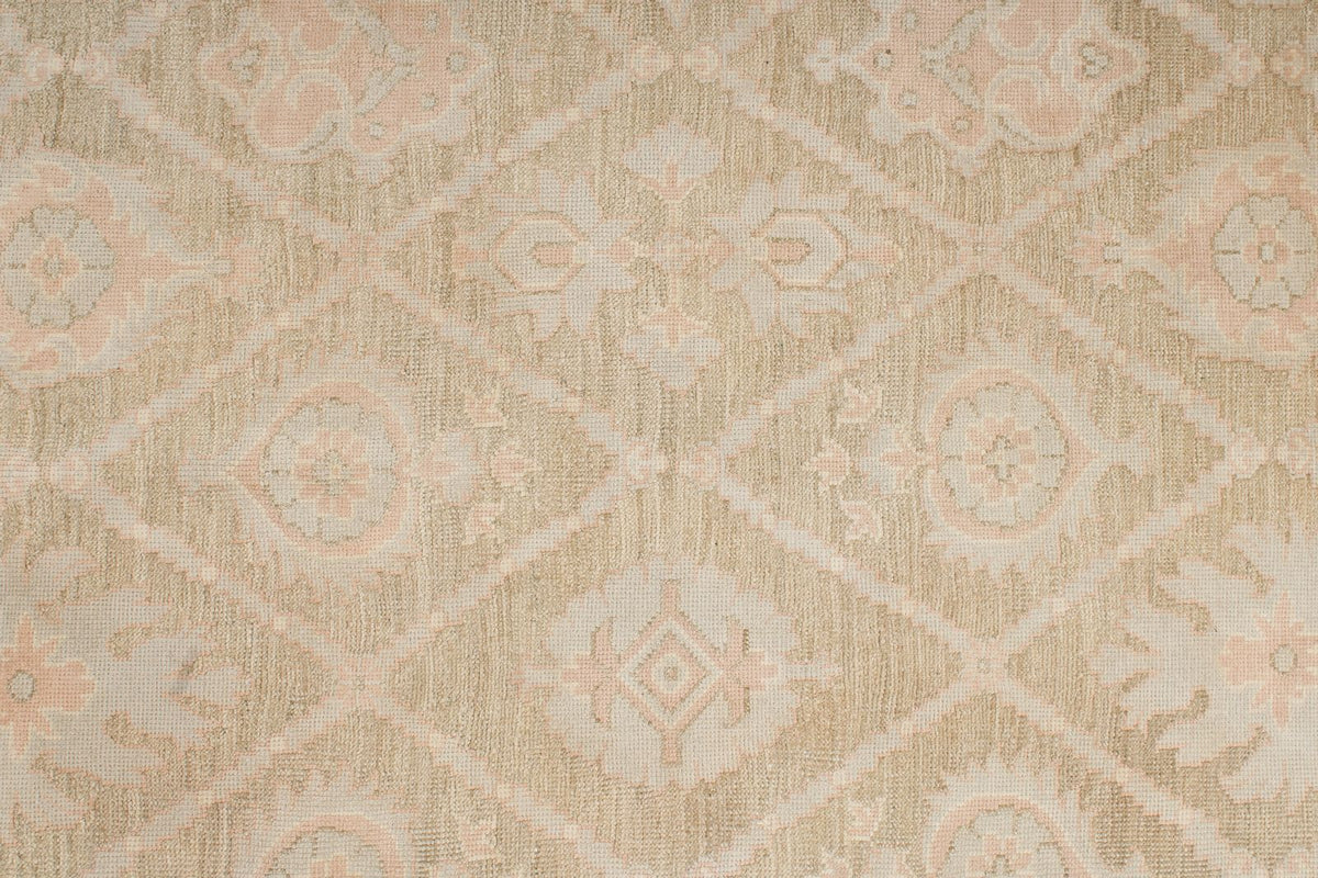 9x12 Green and Ivory Persian Rug
