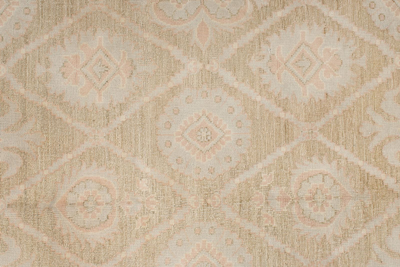 9x12 Green and Ivory Persian Rug