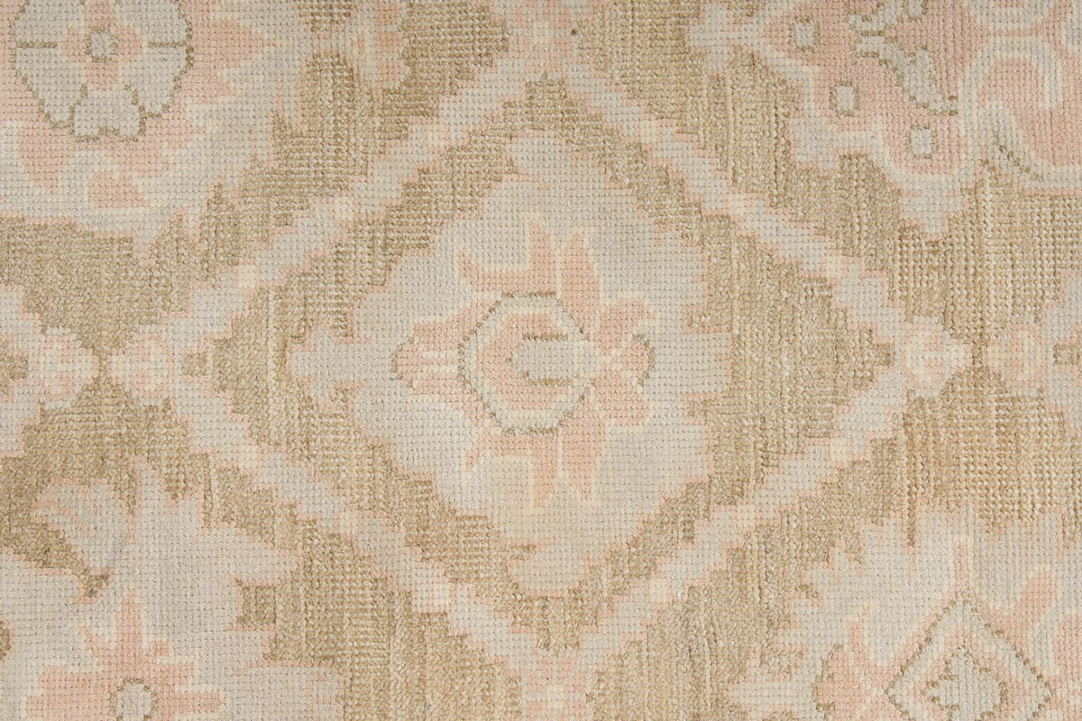9x12 Green and Ivory Persian Rug