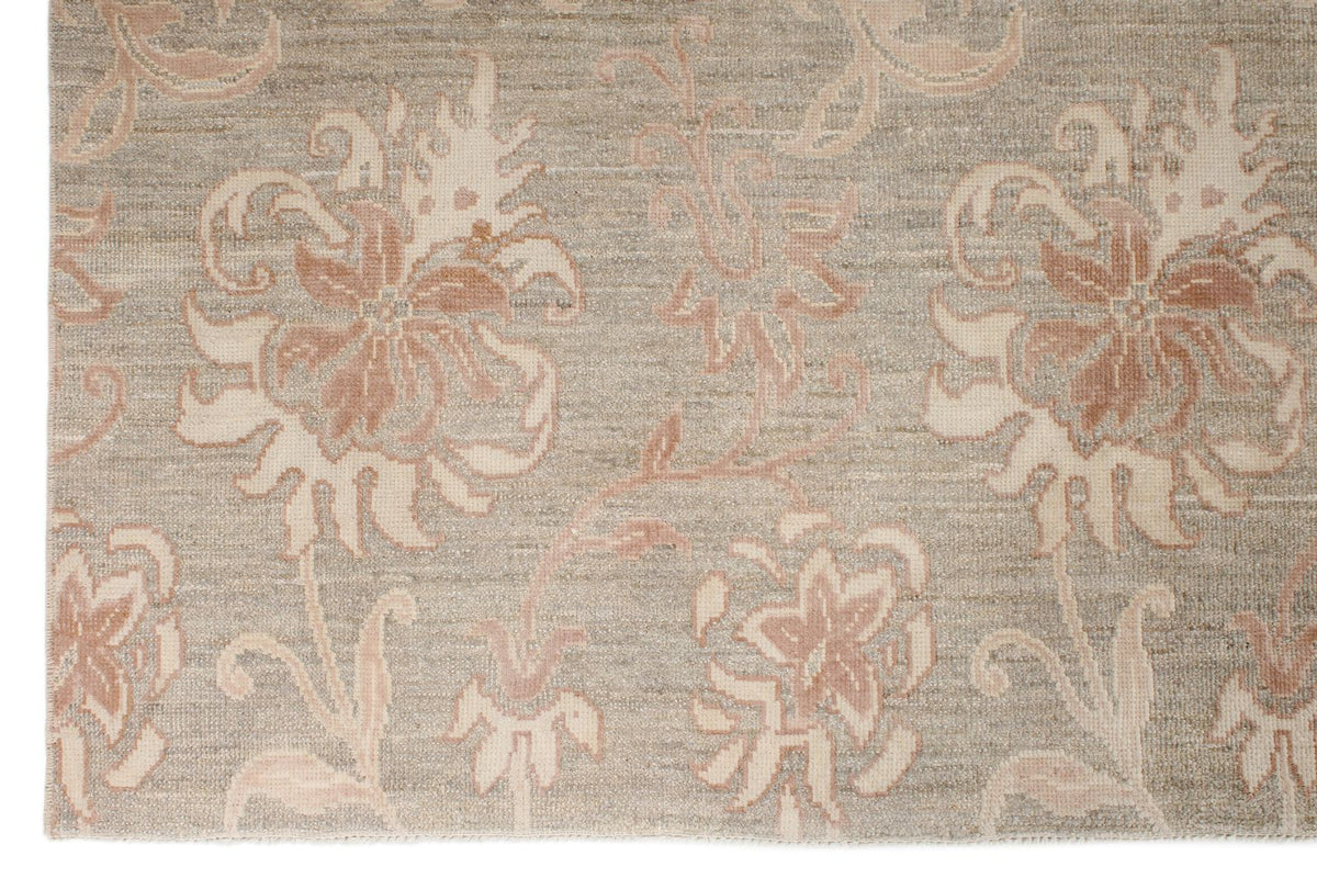 9x12 Gray and Ivory Persian Rug