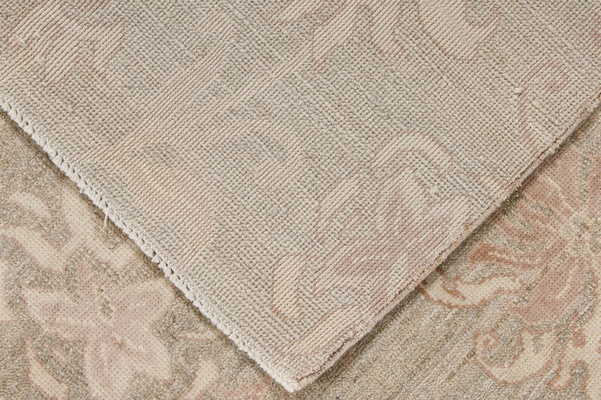 9x12 Gray and Ivory Persian Rug