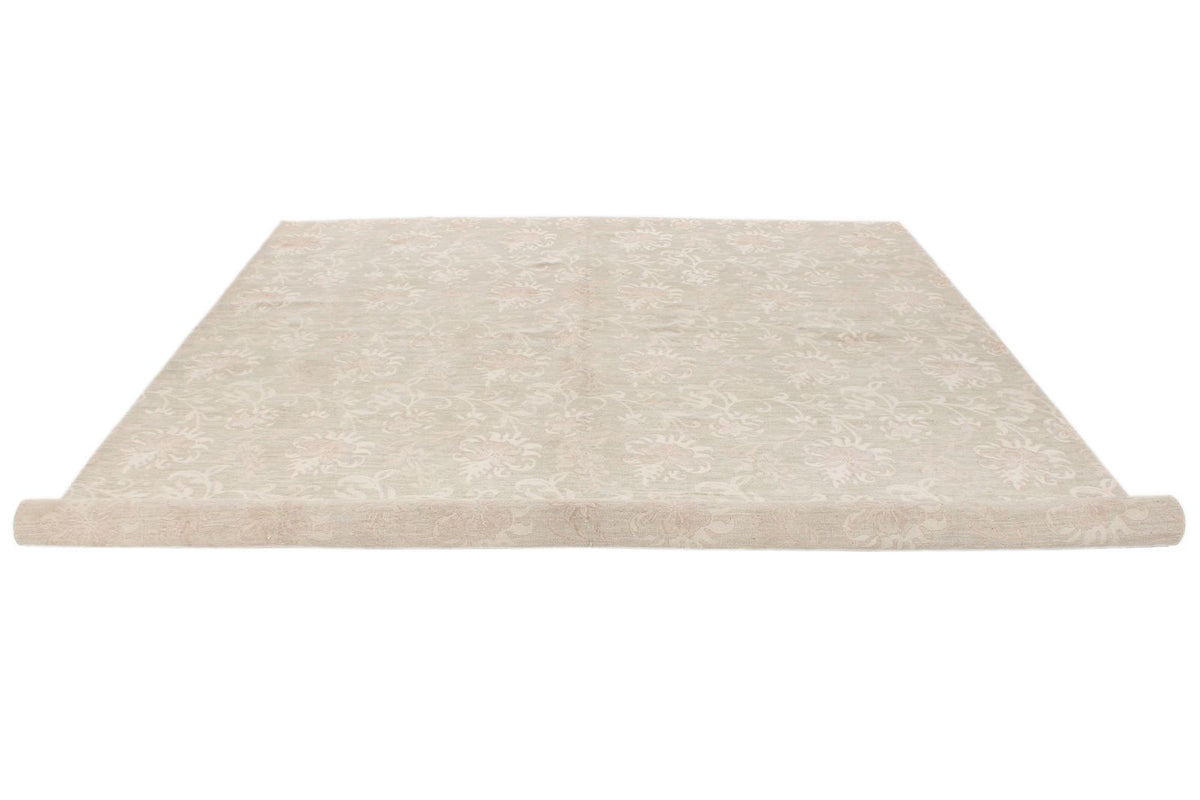 9x12 Gray and Ivory Persian Rug