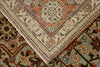 7x11 Blue and Rust Persian Traditional Rug