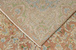 9x12 Rose and Blue Persian Rug