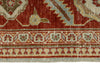 7x10 Ivory and Rust Persian Tribal Rug