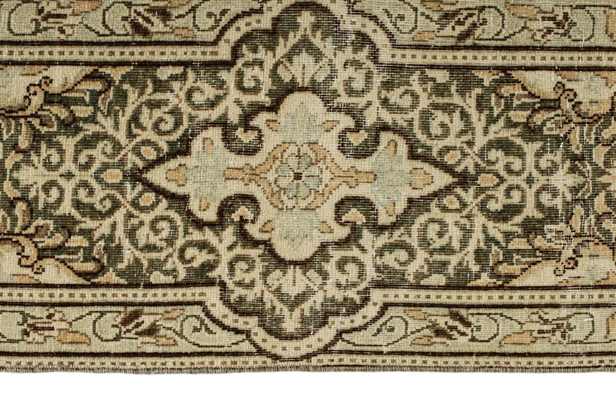 7x10 Brown and Gray Persian Rug
