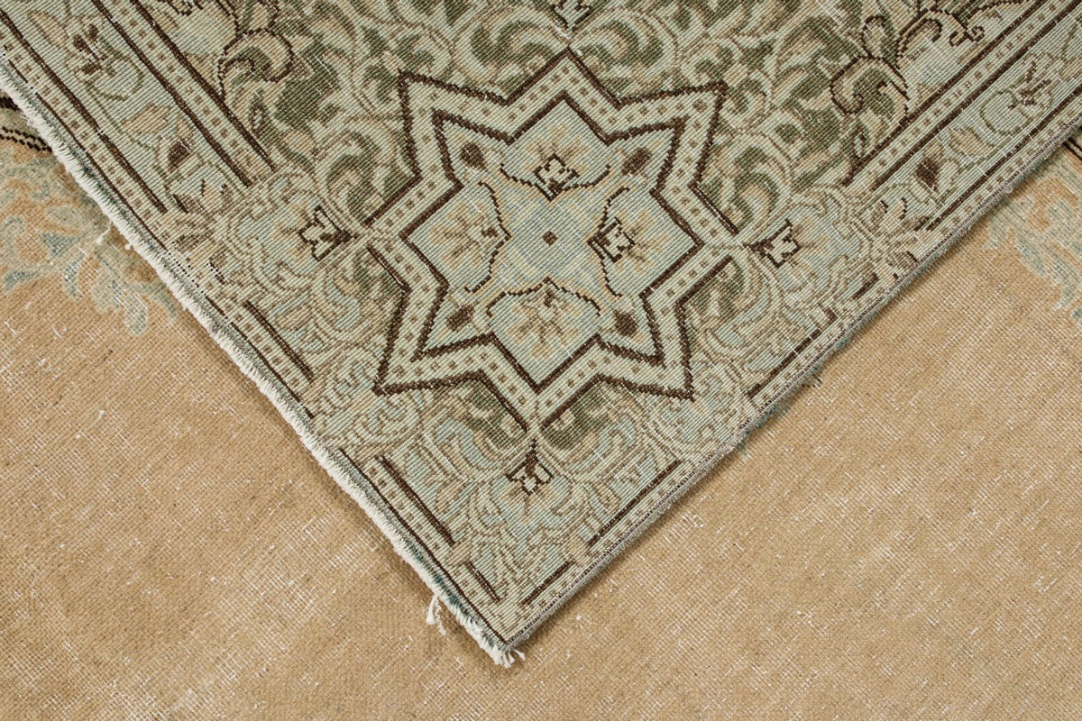 7x10 Brown and Gray Persian Rug