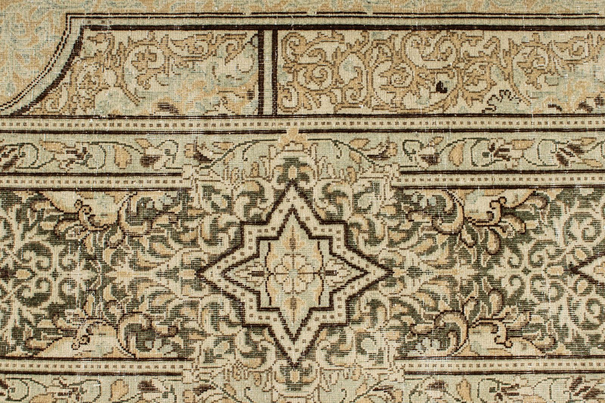 7x10 Brown and Gray Persian Rug