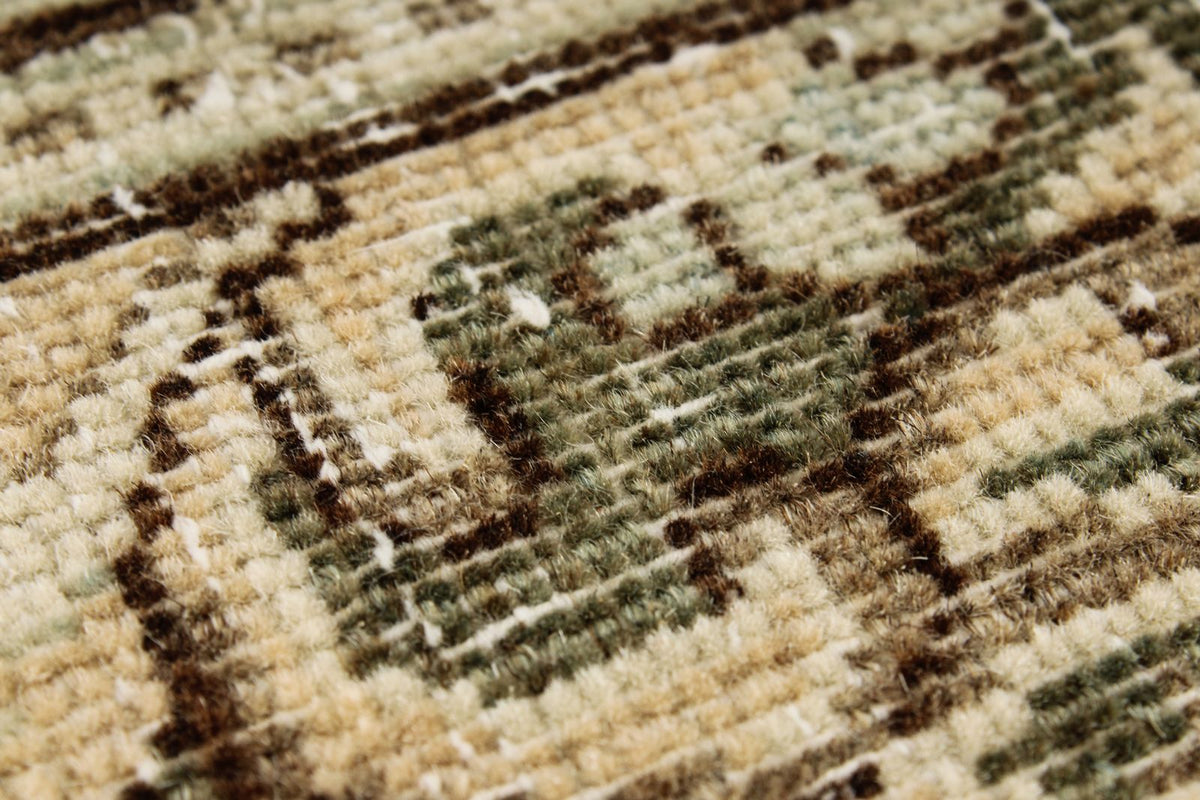 7x10 Brown and Gray Persian Rug