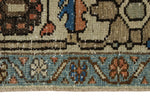 7x10 Brown and Ivory Persian Rug